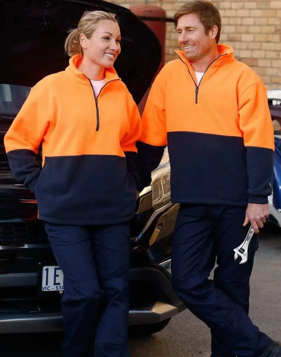 Hi-vis 2 Tone Polar Fleece SW07 Work Wear Australian Industrial Wear